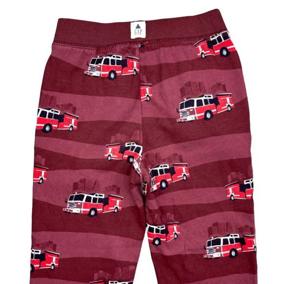 Like New GAP Firetruck Pull On Joggers Size 5 Maroon Red - Picture 5 of 12